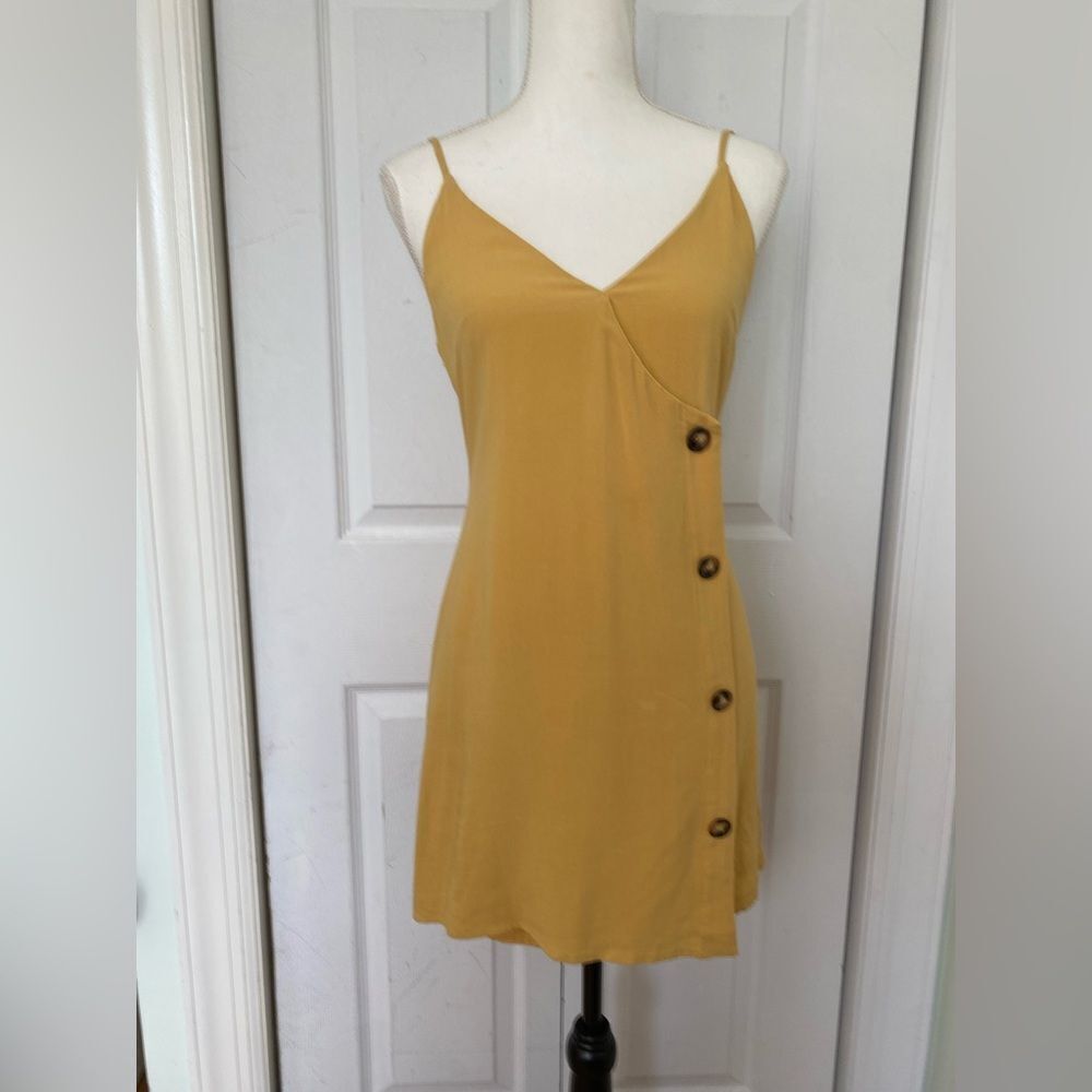 Sunflower Yellow Spaghetti Strap Dress